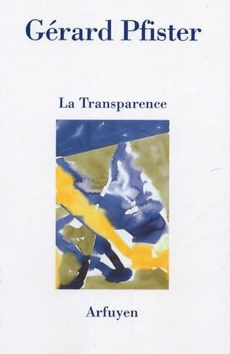 TRANSPARENCE, de PFISTER G | portada del libro
