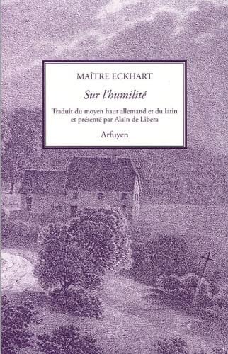 SUR L'HUMILITE NED, de MAITRE ECKHART | portada del libro