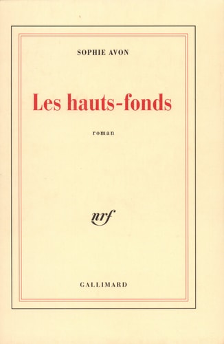 HAUTS FONDS, de Sophie Avon | portada del libro