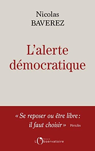 'ALERTE DEMOCRATIQUE, de Nicolas Baverez | portada del libro