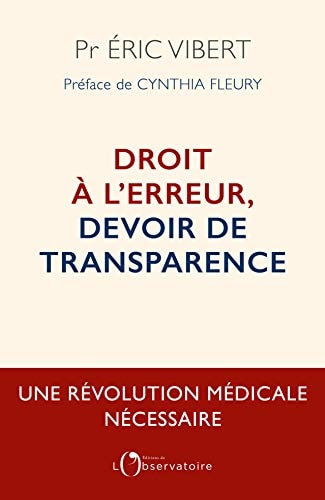 ROIT A L'ERREUR, DEVOIR DE TRANSPARENCE, de Benjamin Peylet | portada del libro