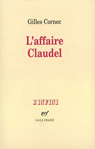 L'AFFAIRE CLAUDEL, de Gilles Cornec | portada del libro