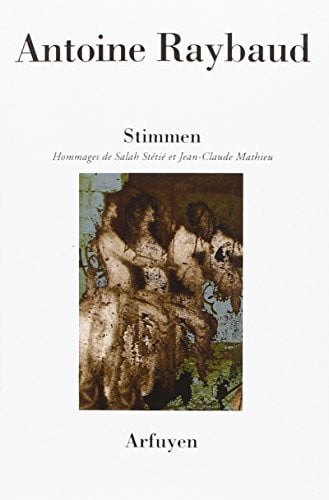 STIMMEN, de RAYBAUD ANTOINE | portada del libro