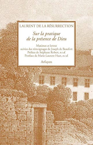 SUR LA PRATIQUE DE LA PRESENCE DE DIEU, de RESURRECTION L | portada del libro