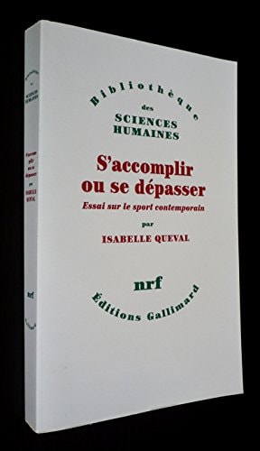 S'ACCOMPLIR OU SE DEPASSER, de Isabelle Queval | portada del libro