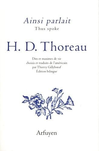 AINSI PARLAIT THOREAU, de THOREAU H D | portada del libro