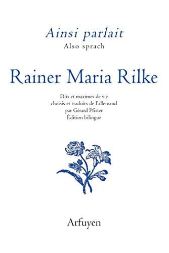 AINSI PARLAIT RAINER MARIA RILKE, de PFISTER GERARD | portada del libro