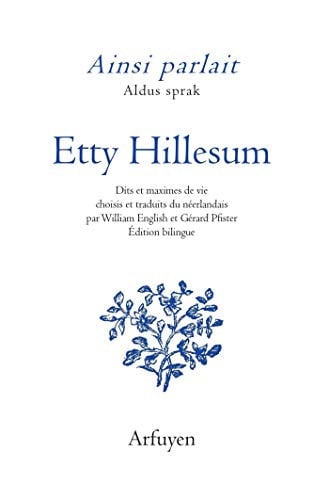 AINSI PARLAIT ETTY HILLESUM, de PFISTER GERARD | portada del libro