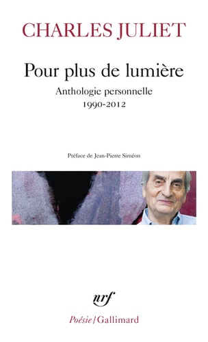 POUR PLUS DE LUMIERE, de Charles Juliet | portada del libro