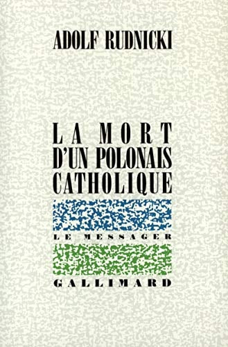 LA MORT D'UN POLONAIS CATHOLIQUE, de Adolf Rudnicki | portada del libro