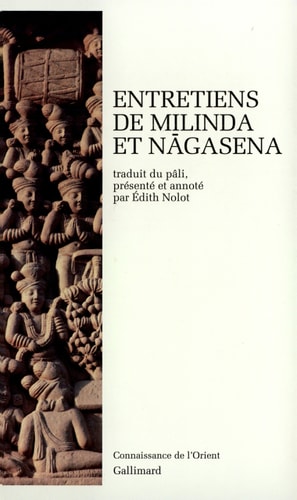 ENTRETIENS DE MILINDA, de Edith Nolot | portada del libro