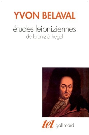 ETUDES LEIBNIZIENNES, de Yvon Belaval | portada del libro