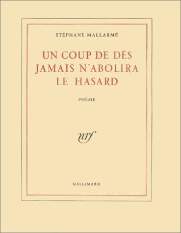 UN COUP DE DES JAMAIS N'ABOLIRA LE HASARD, de Stéphane Mallarmé | portada del libro