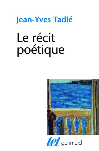 LE RECIT POETIQUE, de Jean-Yves Tadié | portada del libro