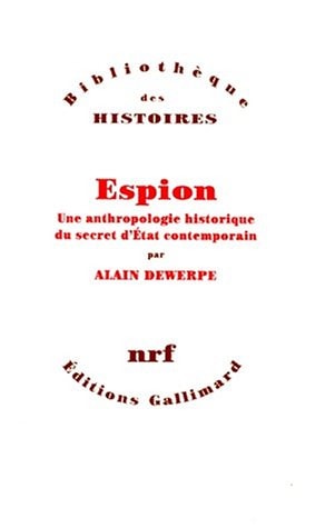 ESPION, de Alain Dewerpe | portada del libro