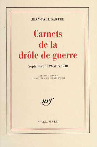 Carnets de la Drole de Guerre., de Jean-Paul Sartre | portada del libro