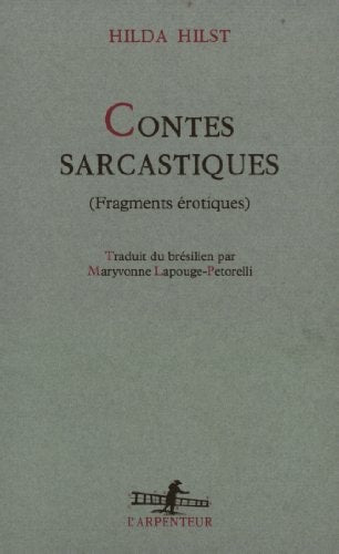 CONTES SARCASTIQUES, de Hilda Hilst | portada del libro