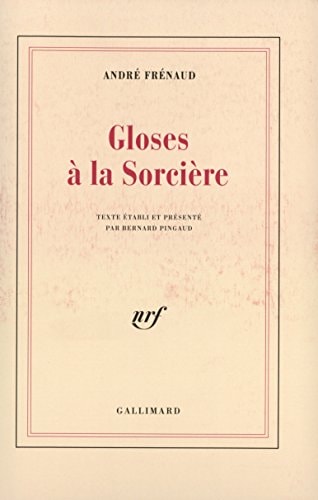 GLOSES A LA SORCIERE, de André Frénaud | portada del libro