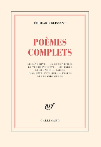 POEMES COMPLETS, de Glissant | portada del libro