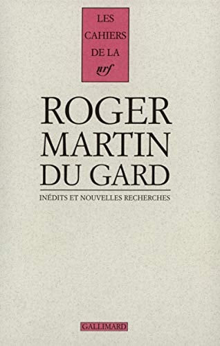 INEDITS ET NOUV RECHER T1, de Roger Martin du Gard | portada del libro