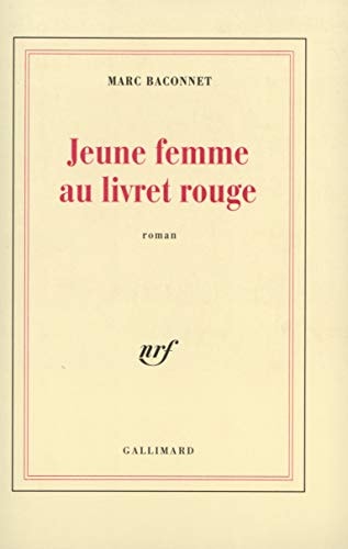 JEUNE FEMME AU LIVRET ROUGE, de Marc Baconnet | portada del libro