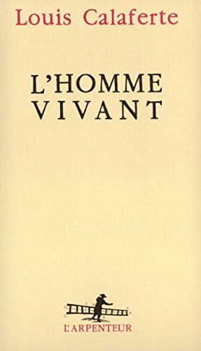 L'HOMME VIVANT, de Louis Calaferte | portada del libro