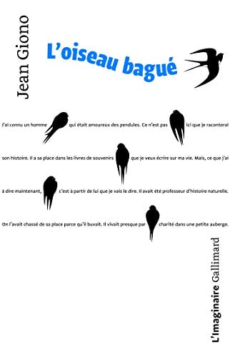 L'OISEAU BAGUE, de Jean Giono | portada del libro