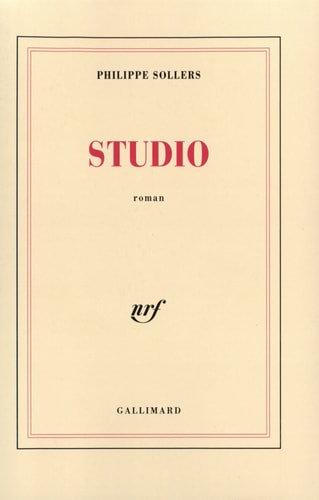 STUDIO, de Sollers | portada del libro