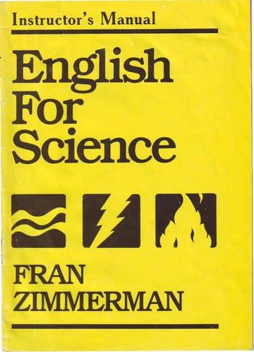 ENGLISH FOR SCIENCE ALUMNO, de ZIMMERMAN | portada del libro