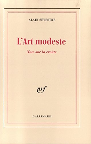 L'ART MODESTE, de Alain Sevestre | portada del libro