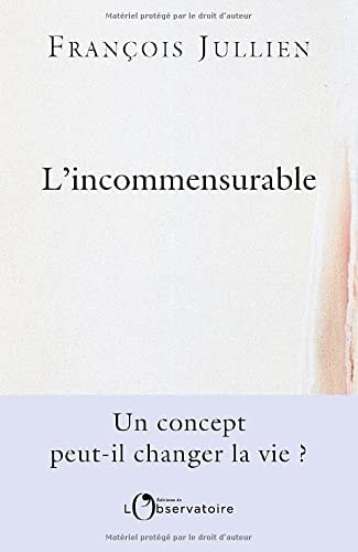 L'incommensurable, de François Jullien | portada del libro
