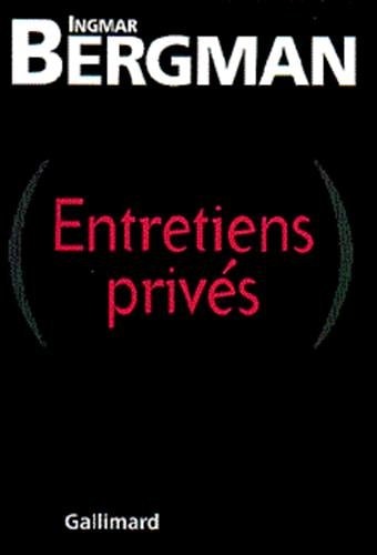 ENTRETIENS PRIVES, de Ingmar Bergman | portada del libro