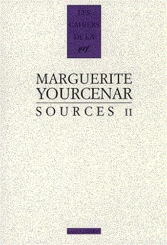 SOURCES II, de Marguerite Yourcenar | portada del libro