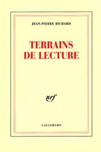 TERRAINS DE LECTURE, de Jean-Pierre Richard | portada del libro