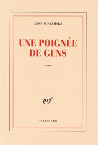 UNE POIGNEE DE GENS, de Wiazemsky | portada del libro