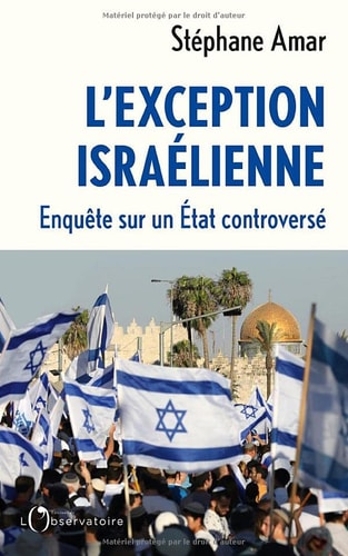 'EXCEPTION ISRAELIENNE, de Stéphane Amar | portada del libro