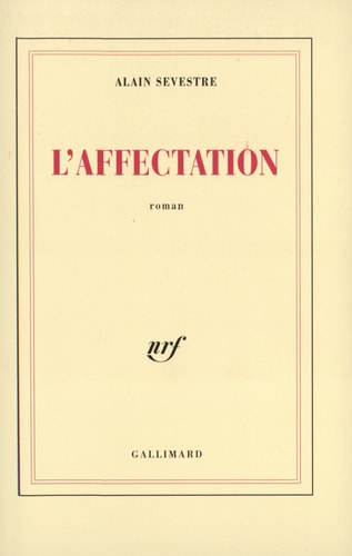 L'AFFECTATION, de Alain Sevestre | portada del libro