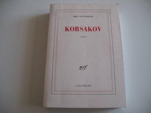 KORSAKOV, de Eric Fottorino | portada del libro