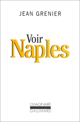 VOIR NAPLES, de Jean Grenier | portada del libro