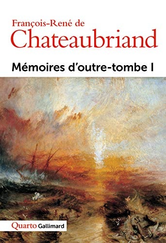 Memoires D'Outre-Tombe I, de François-René vicomte de Chateaubriand | portada del libro