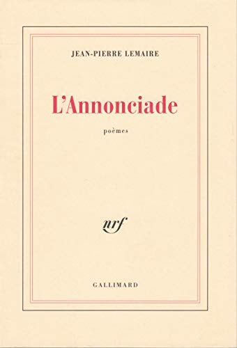 L'ANNONCIADE, de Jean-Pierre Lemaire | portada del libro