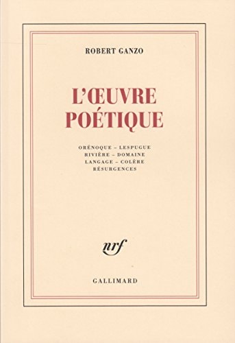 L'OEUVRE POETIQUE, de Robert Ganzo | portada del libro