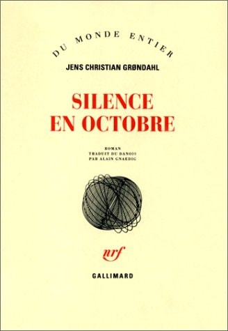 SILENCE EN OCTOBRE, de Jens Christian Grøndahl | portada del libro
