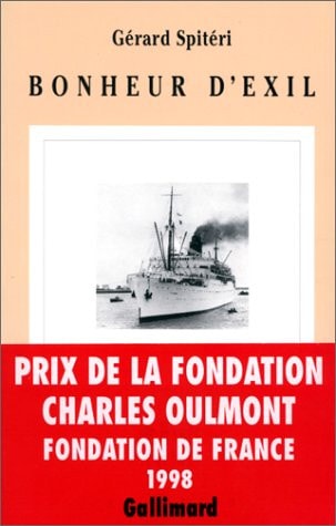 BONHEUR D'EXIL, de Gérard Spitéri | portada del libro