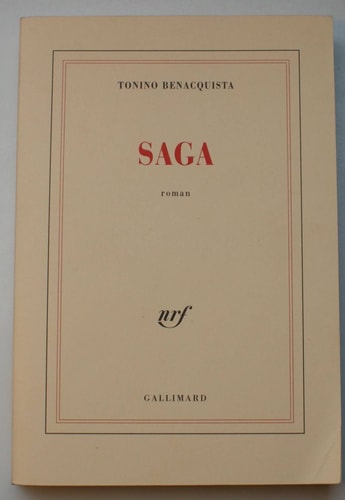 SAGA, de BENACQUISTA | portada del libro