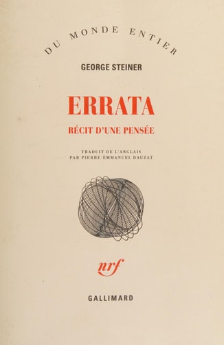 MA REINE, de George Steiner | portada del libro
