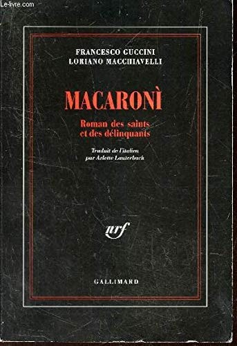 MACARONI, de Francesco Guccini | portada del libro