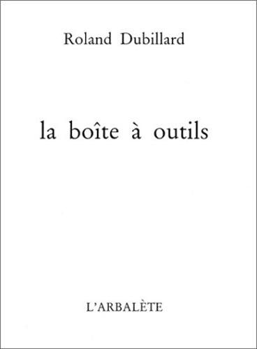 LA BOITE A OUTILS, de Roland Dubillard | portada del libro