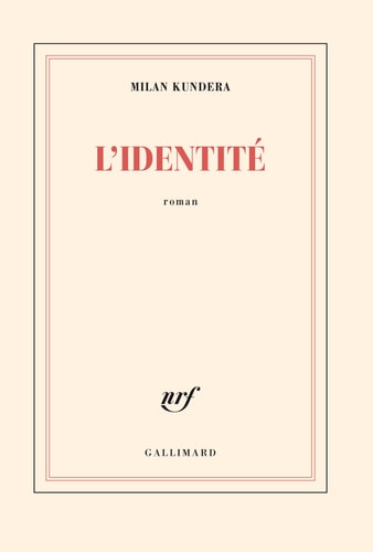 L'IDENTITE, de Kundera | portada del libro
