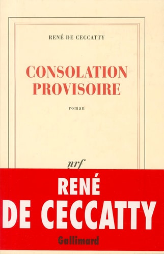 CONSOLATION PROVISOIRE, de René de Ceccatty | portada del libro